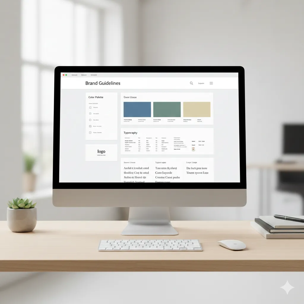 brand guidelines style guide color palette typography