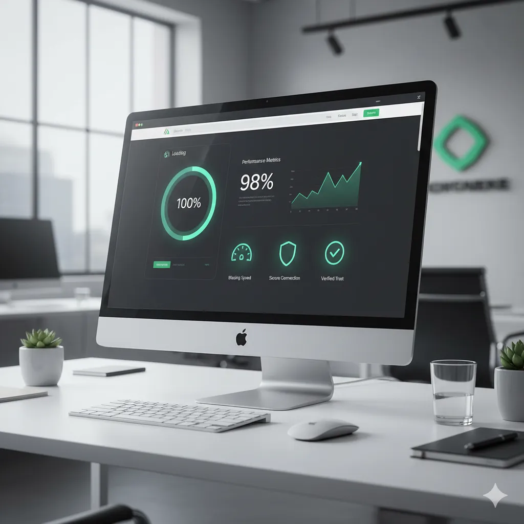 performance analytics dashboard desktop display